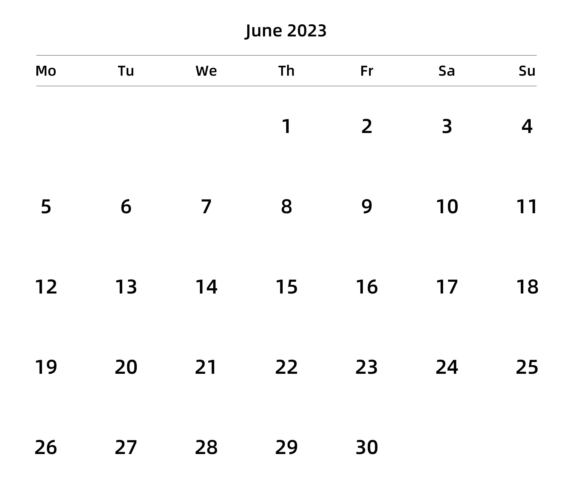 英文版 周一开始 带节假日调休安排
