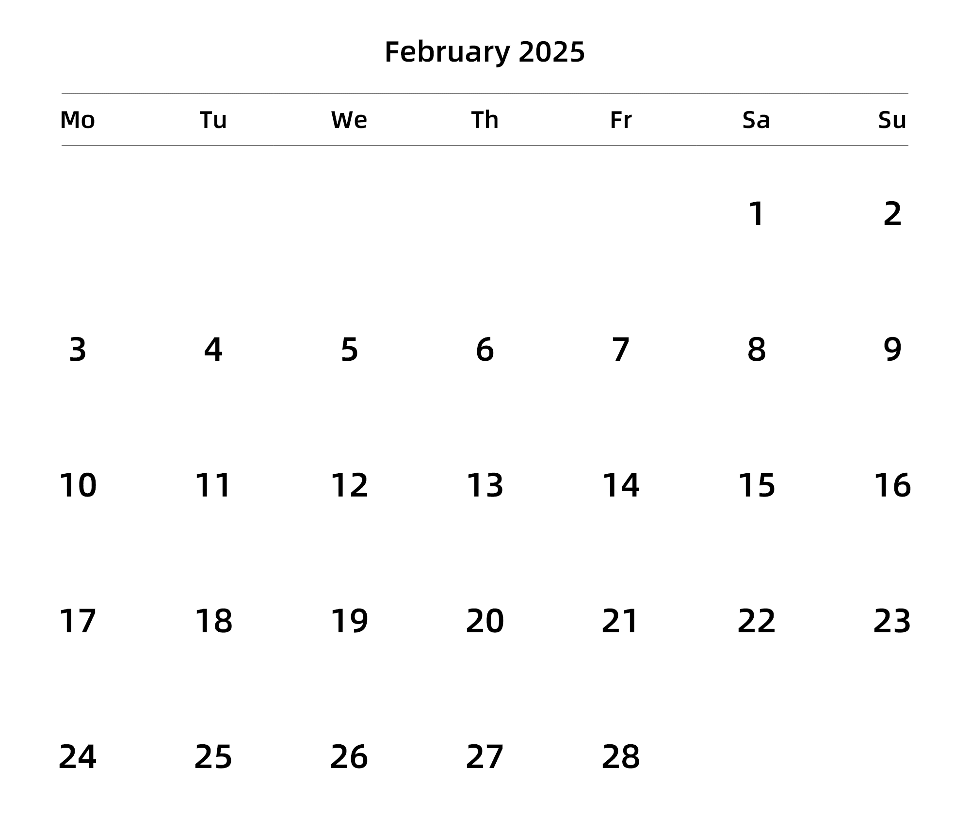 英文版 周一开始 带节假日调休安排