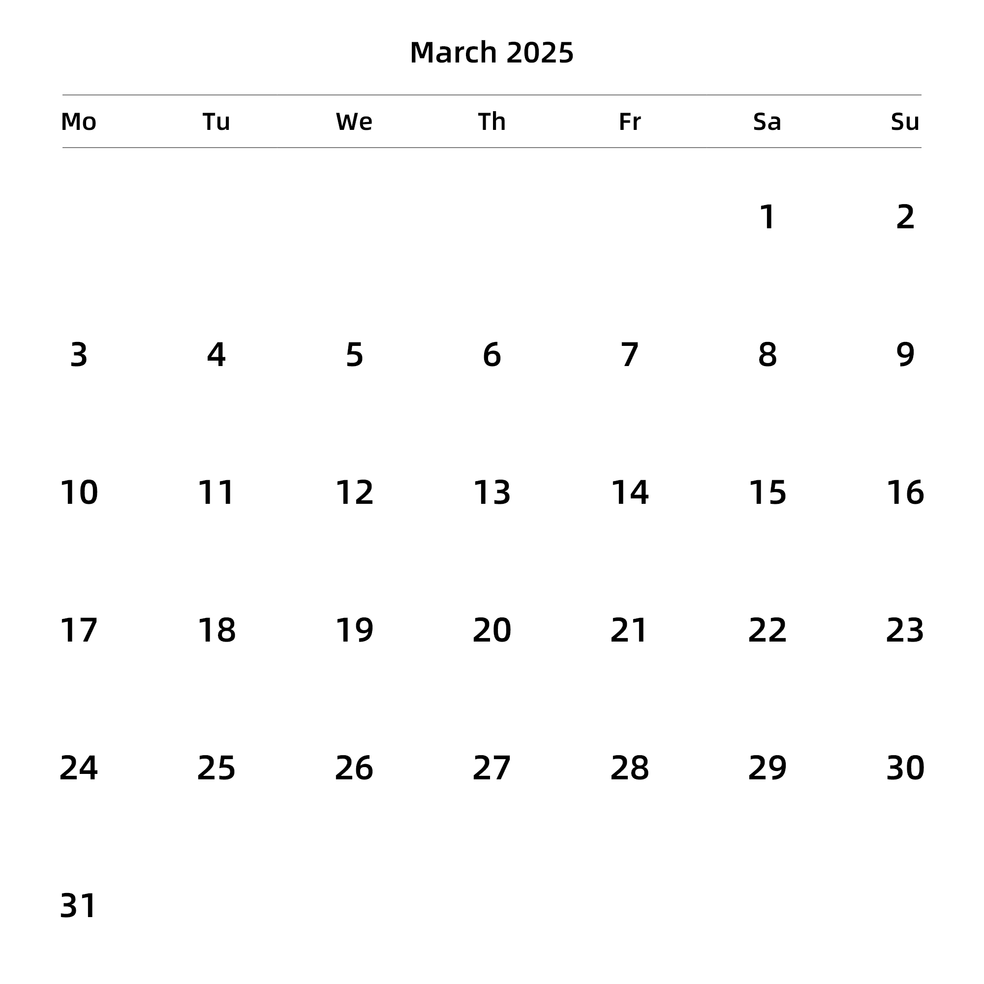 英文版 周一开始 带节假日调休安排
