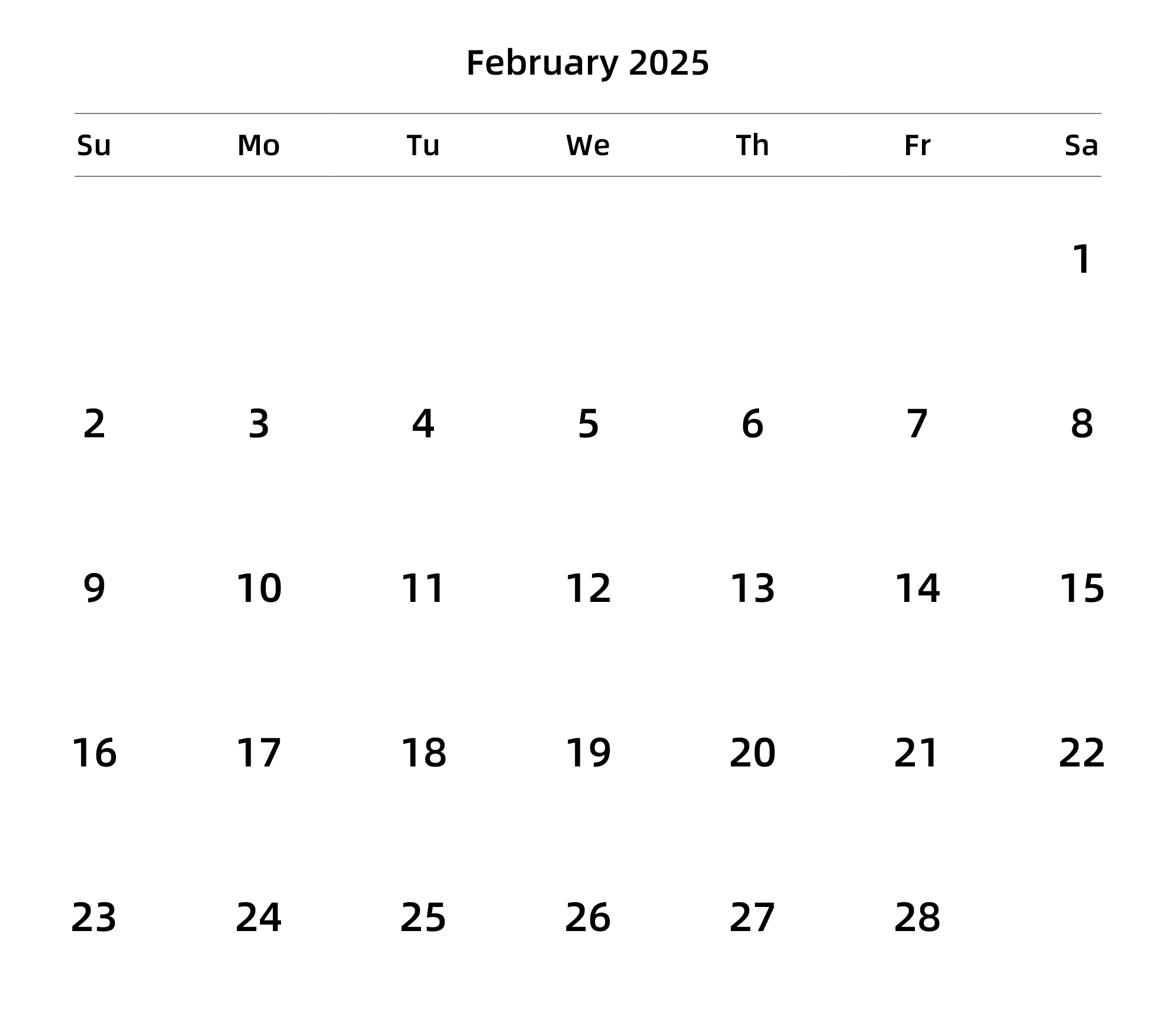 英文版 周日开始 带节假日调休安排