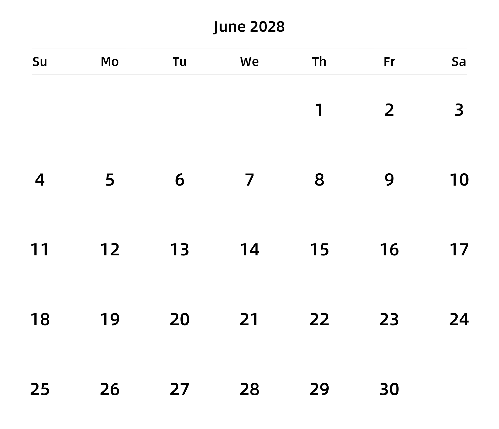 英文版 周日开始 带节假日调休安排