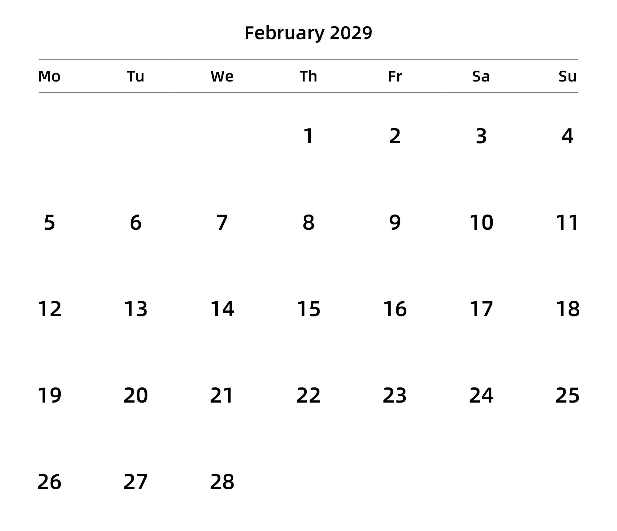 英文版 周一开始 带节假日调休安排