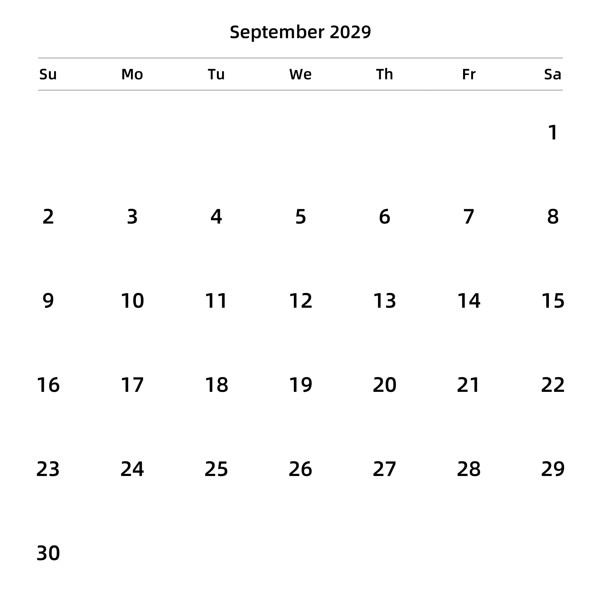 英文版 周日开始 带节假日调休安排