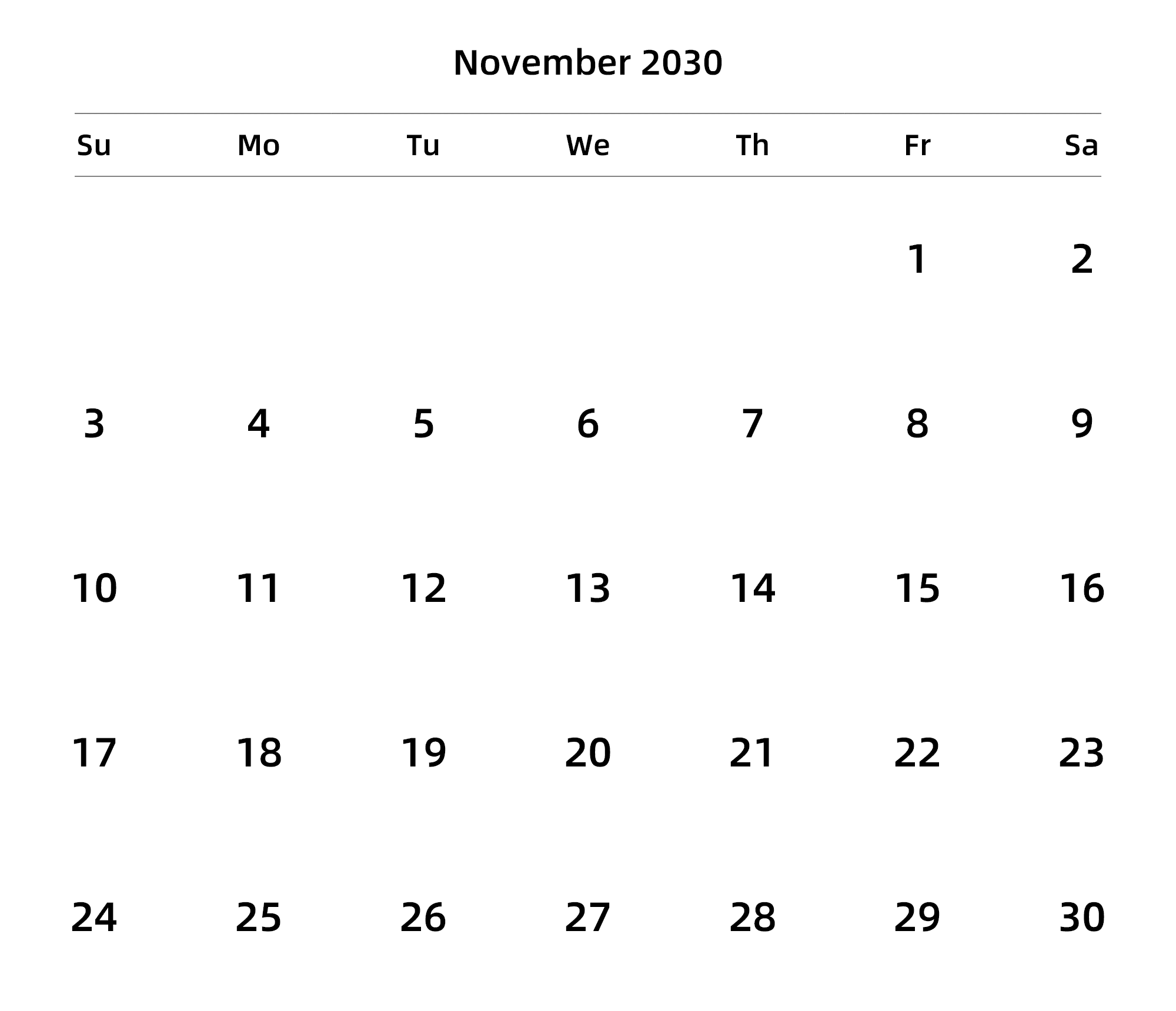 英文版 周日开始 带节假日调休安排