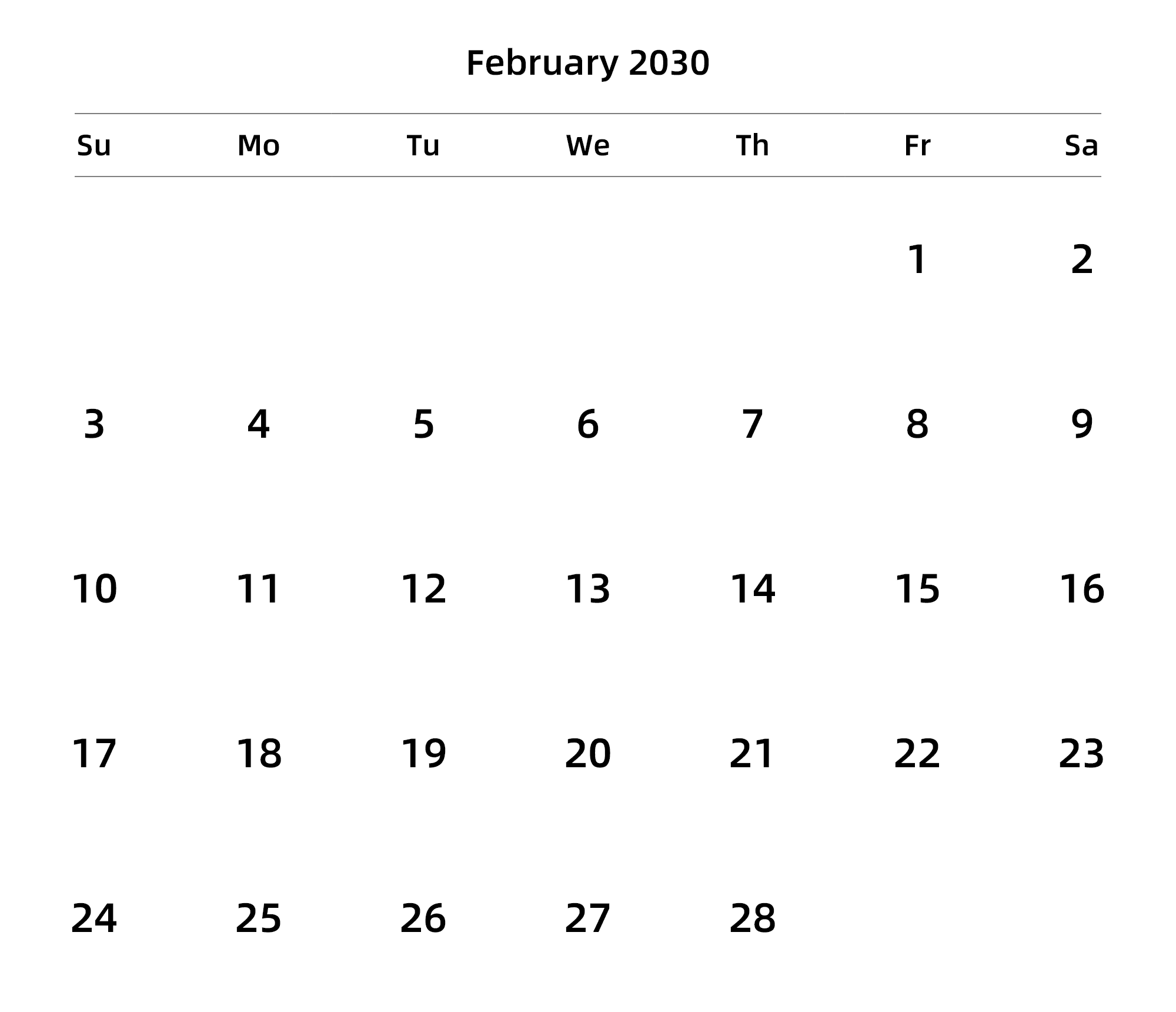 英文版 周日开始